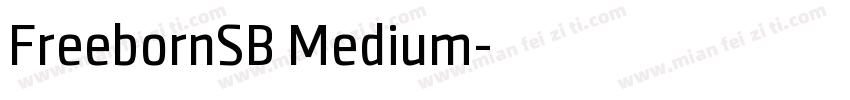 FreebornSB Medium字体转换